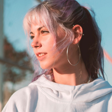 Load image into Gallery viewer, Hapuxt 14K Gold Plated Thin Hoop Earrings for Women Medium Large Gold Hoops 20mm-70mm